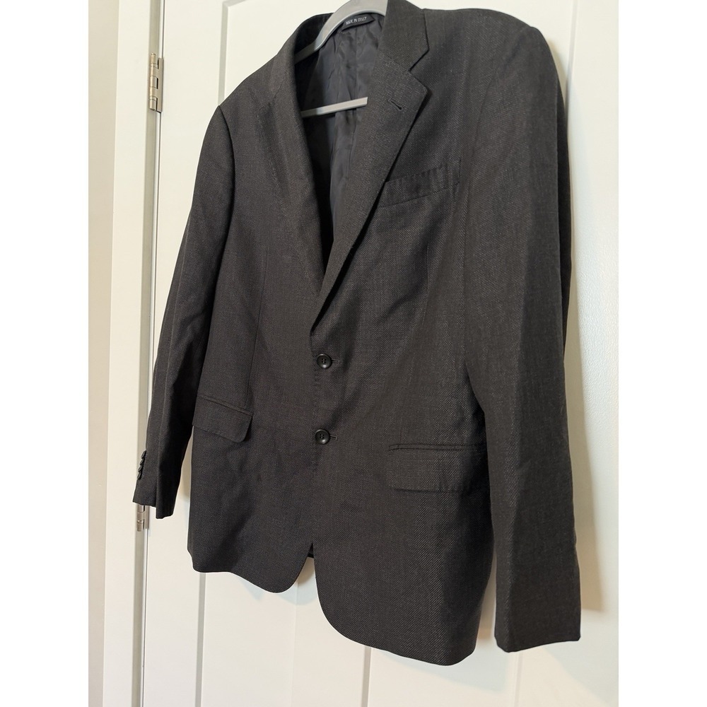 Giorgio Armani Men's Grey Wool & Silk Two Piece Suit SOFT LINE Size 50R Gray - Picture 4 of 16